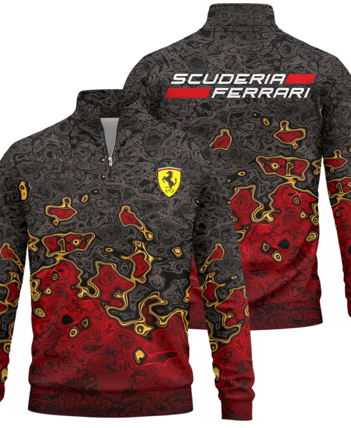 Limited Edition Ferrari F1 Quarter-Zip Sweatshirt BLFRR15925A3QZS