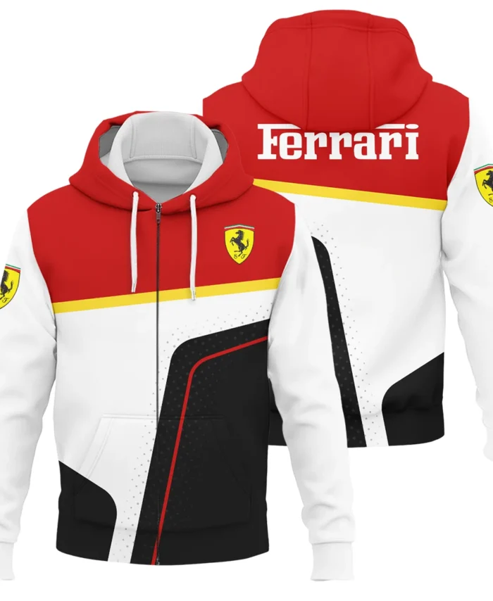 Limited Edition Ferrari F1 Zipper Hoodie BLFRR15925A1ZHD