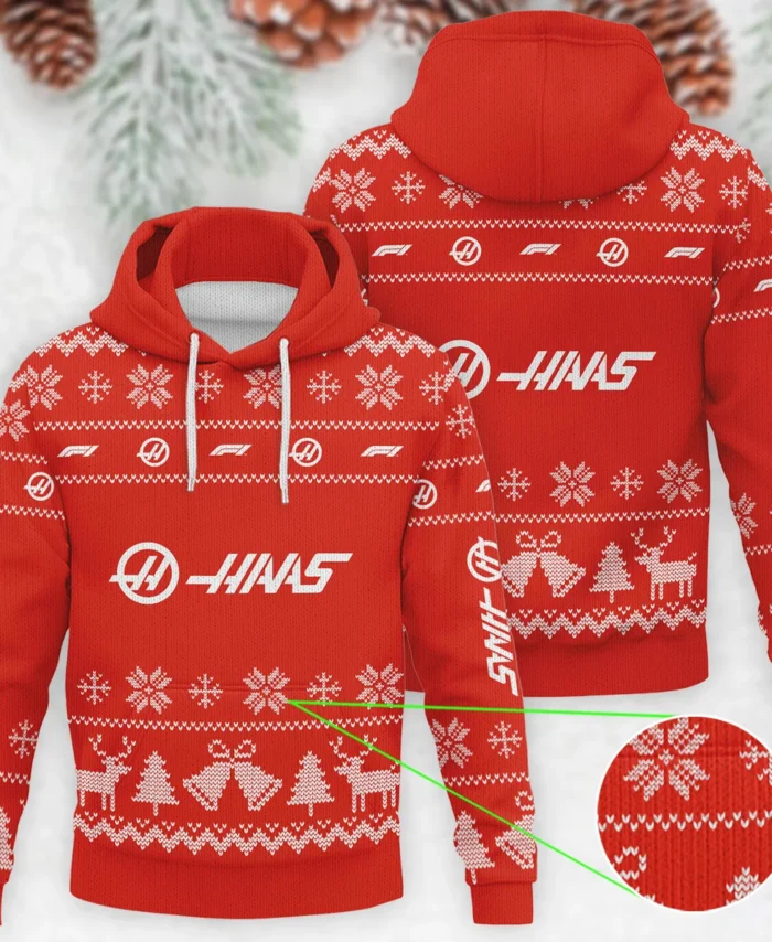 Limited Edition Haas Formula 1 - Knitted Hoodie BLVAF12209250A4HAAS