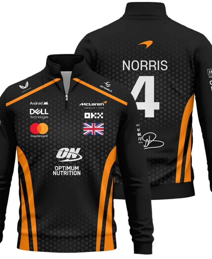 Limited Edition Lando Norris McLaren F1 Team - Quarter-Zip Sweatshirt BLNR14925A1QZS