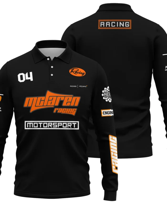 Limited Edition Lando Norris Reiss x McLaren - Long Polo Shirt BLNR31125A2LPL
