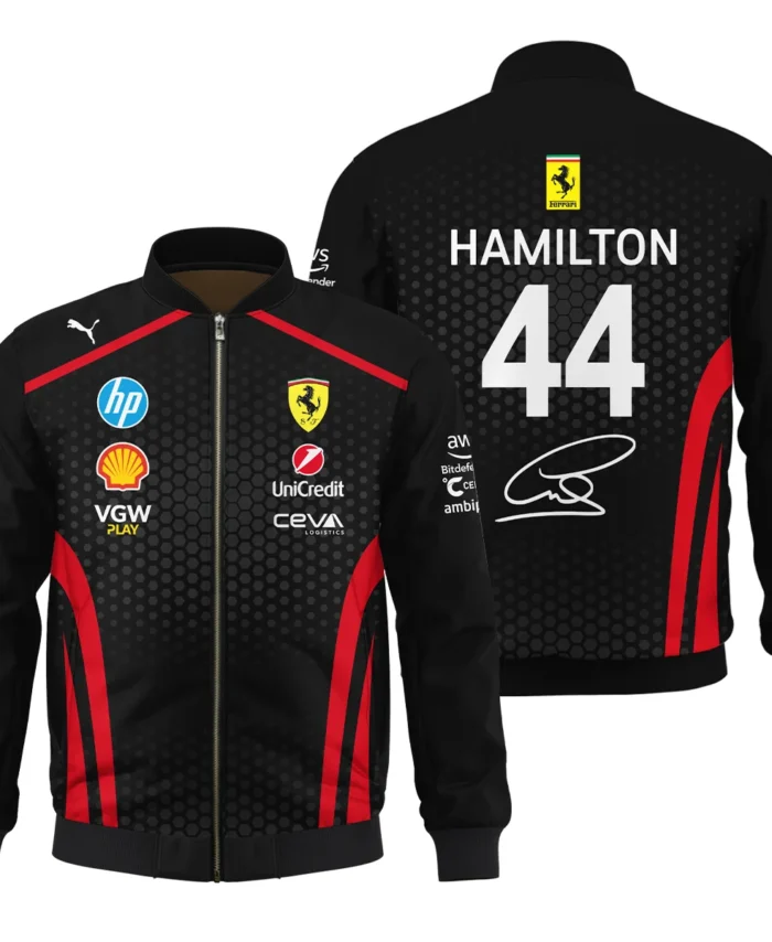 Limited Edition Lewis Hamilton Ferrari F1 Team - Bomber BLH281025A1BB