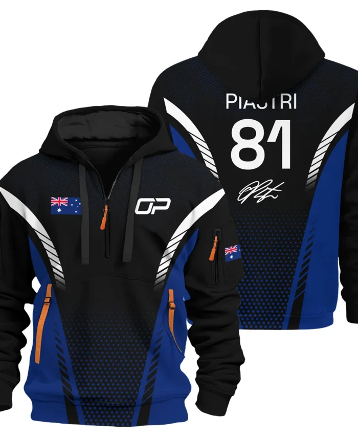 Limited Edition Oscar Piastri - Hoodie Half Zip BLOP121025A1HDF