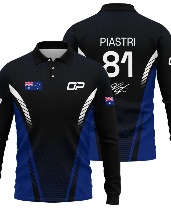 Limited Edition Oscar Piastri - Long Polo Shirt BLOP121025A1LPL