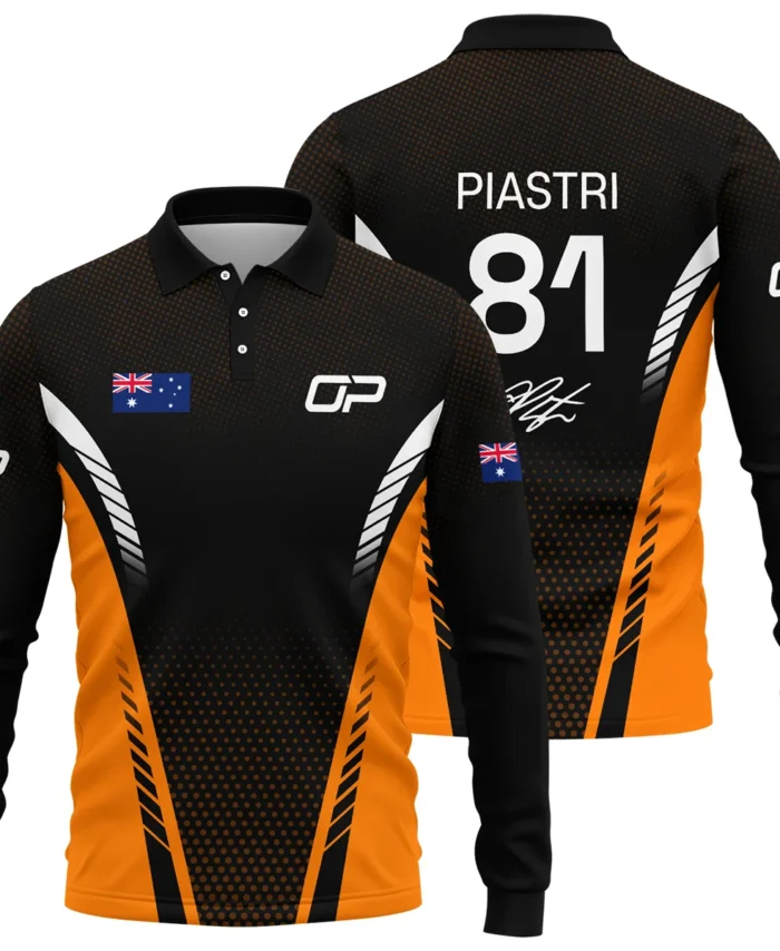 Limited Edition Oscar Piastri - Long Polo Shirt BLOP121025A2LPL