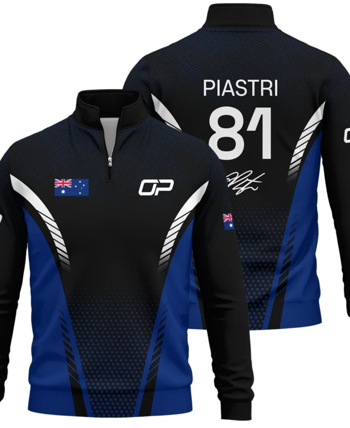 Limited Edition Oscar Piastri - Quarter-Zip Sweatshirt BLOP121025A1QZS