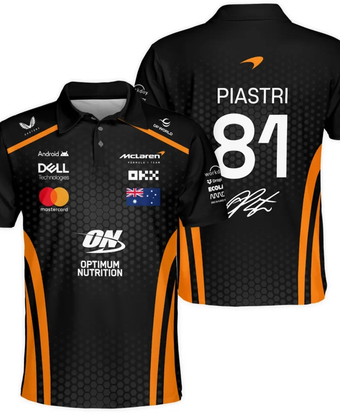 Limited Edition Oscar Piastri McLaren F1 Team - Polo Shirt BLOP14925A1PL