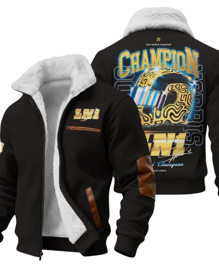LN1 World Champion Lando Norris Fleece Jacket BLVALN051225A10FJ