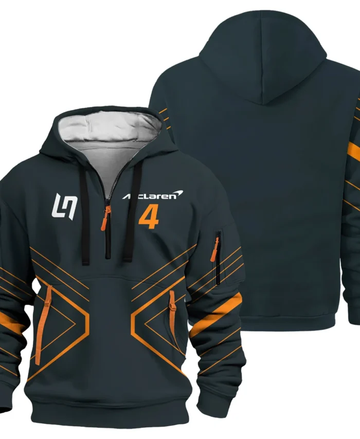 LN4 Papaya Team Exclusive Logo Hoodie Half Zip BLMCL10425A33HZ