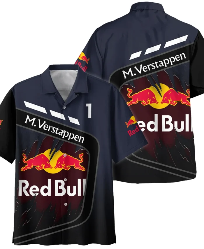 Max Verstappen Red Bull Racing F1 Exclusive Hawaiian Shirt BLRBR20525A3HW