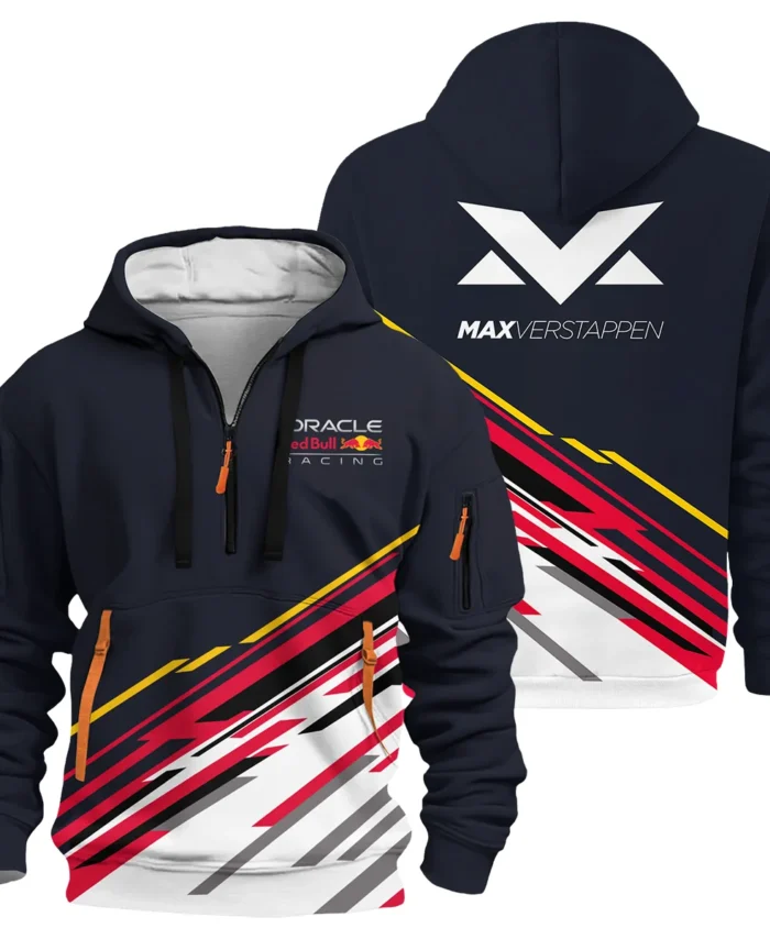 Max Verstappen Red Bull Racing F1 Exclusive Hoodie Half Zipper BLRBR20525A2HDF