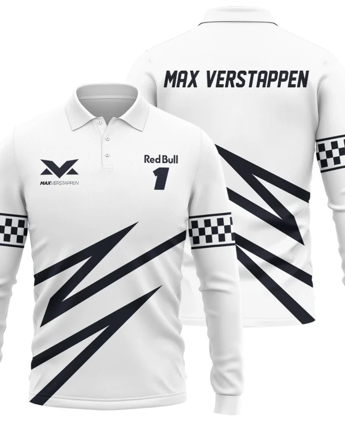 Max Verstappen Red Bull Racing F1 Exclusive Long Polo Shirt BLRBR20525A1LPL