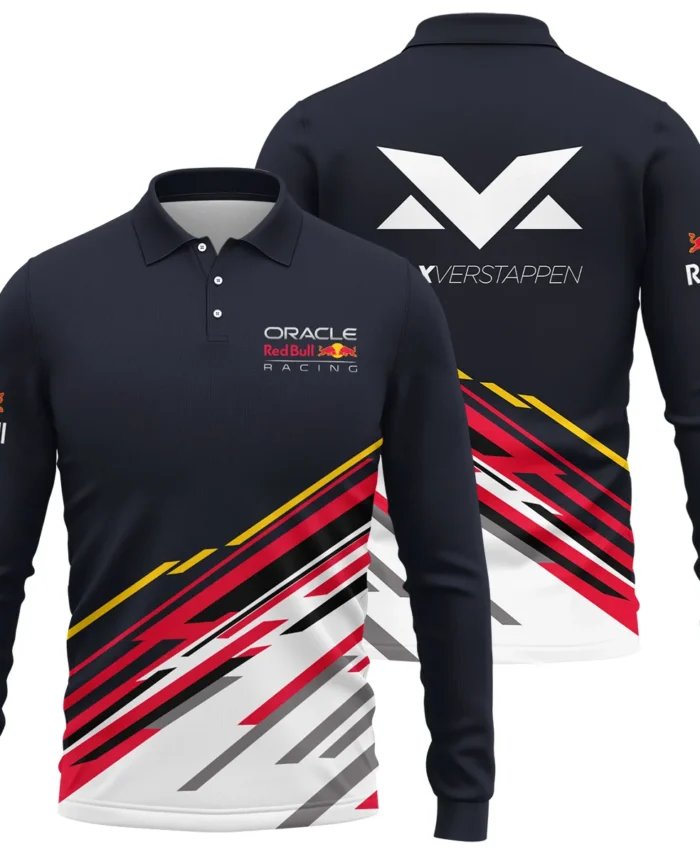 Max Verstappen Red Bull Racing F1 Exclusive Long Polo Shirt BLRBR20525A2LPL