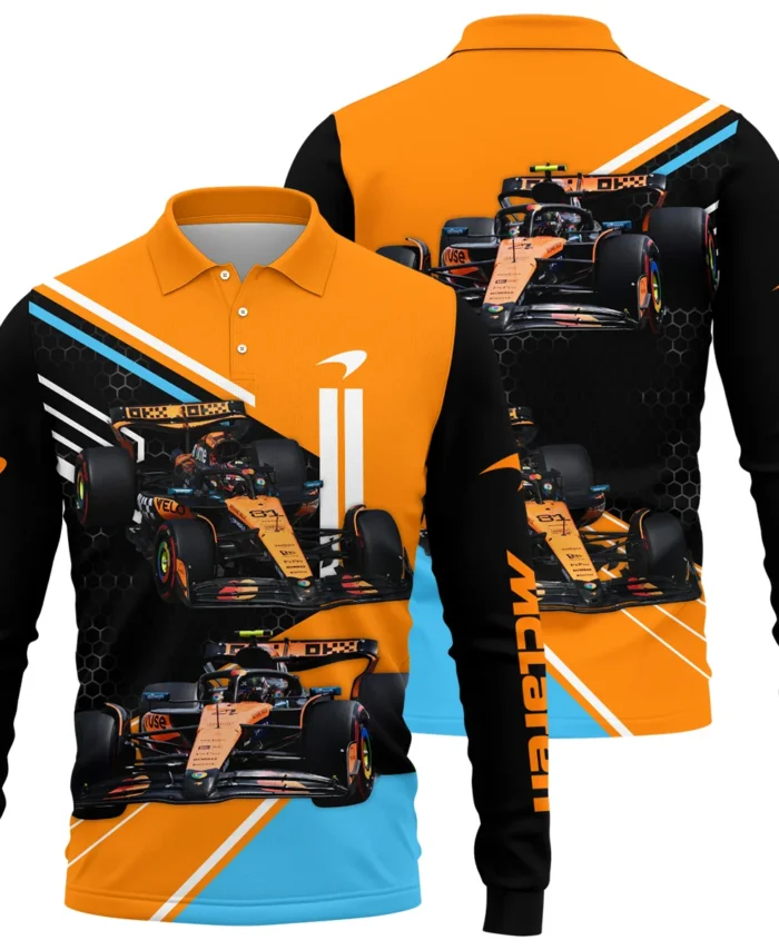 MCL39 McLaren F1 - Long Polo Shirt BLMCL201025A1LPL