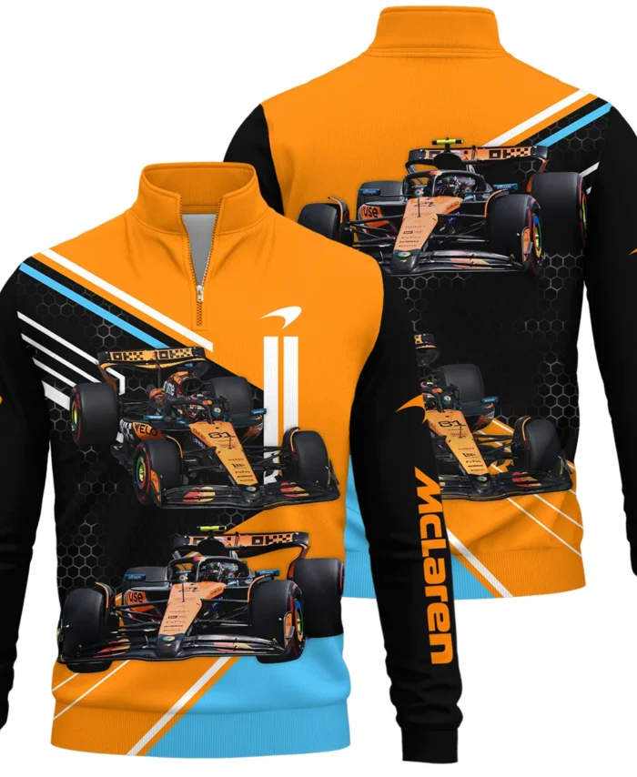 MCL39 McLaren F1 - Quarter-Zip Sweatshirt BLMCL201025A1QZS