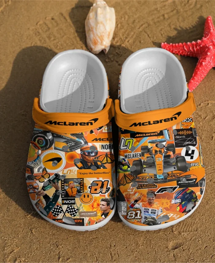 McLaren F1 Crocs - Waterproof Odor-resistant Antimicrobial BLMCL8425A16