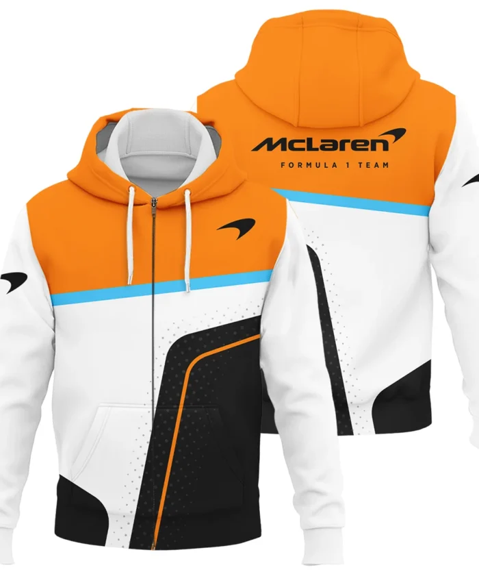 McLaren F1 Exclusive Logo Zipper Hoodie BLMCL10425A5ZHD