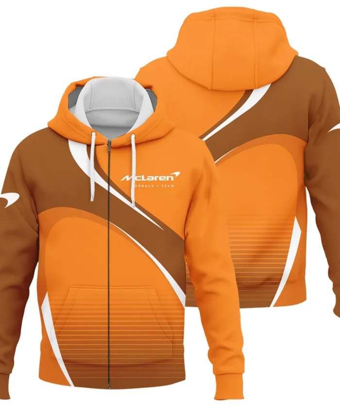 McLaren F1 Exclusive Logo Zipper Hoodie BLMCL9525A2ZHD