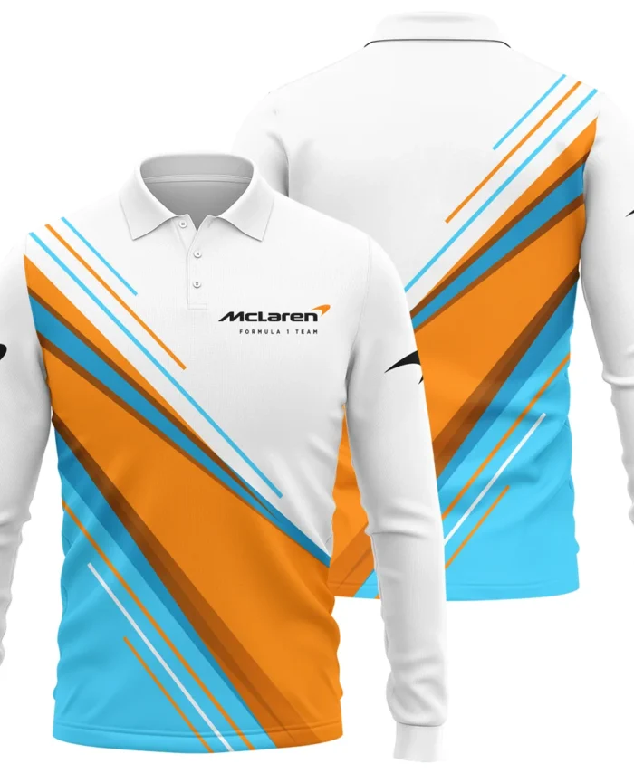 McLaren F1 Long Polo Shirt All Over Prints BLMCL3525A1LPL