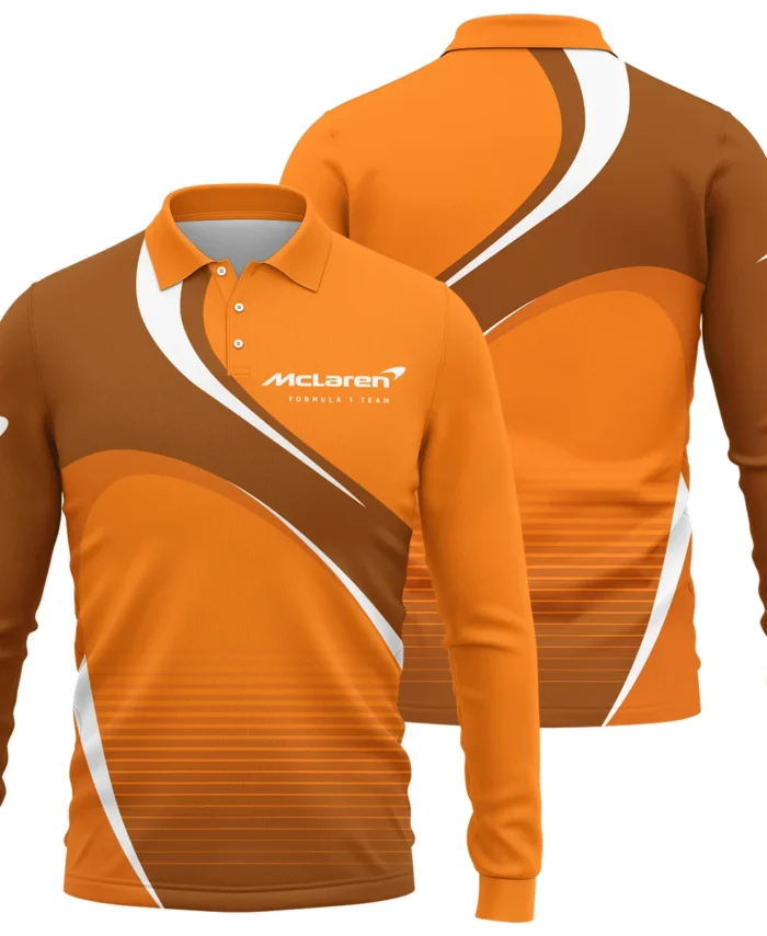 McLaren F1 Long Polo Shirt All Over Prints BLMCL9525A2LPL