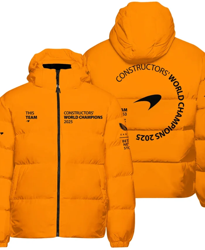 McLaren F1 Team 2025 Constructors' Champions Down & Puffer Jackets BLMCL51025A2HCJ