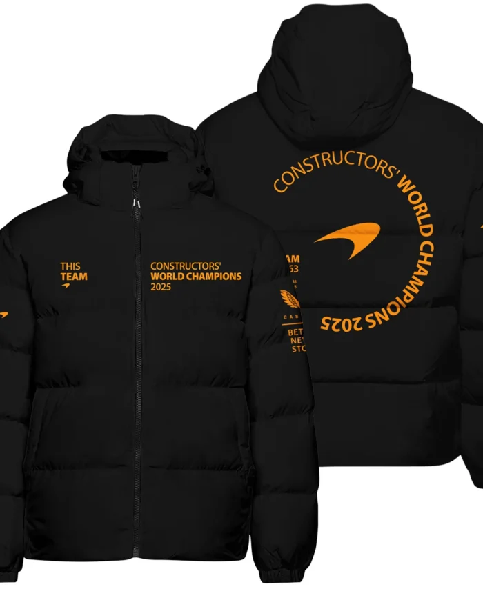 McLaren F1 Team 2025 Constructors' Champions Down & Puffer Jackets BLMCL51025A3HCJ