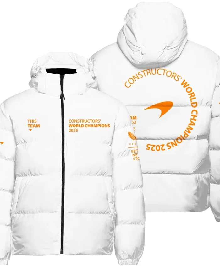 McLaren F1 Team 2025 Constructors' Champions Down & Puffer Jackets BLMCL51025A4HCJ