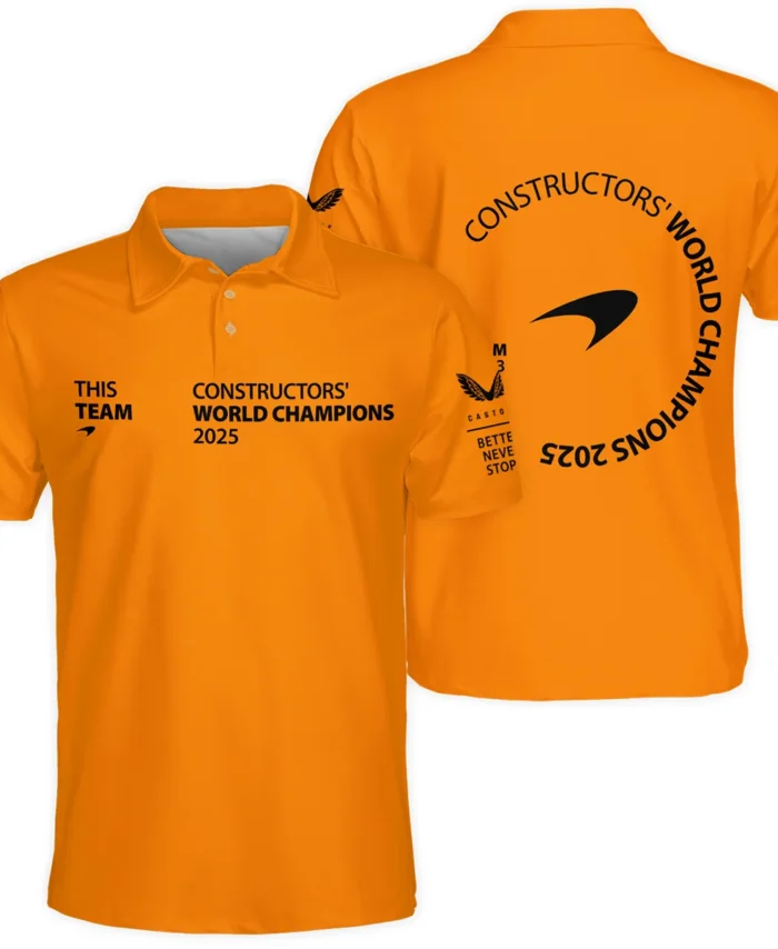McLaren F1 Team 2025 Constructors' Champions Polo Shirt BLMCL51025A2PL