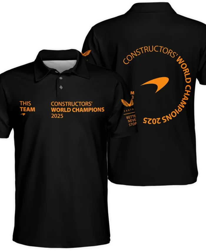 McLaren F1 Team 2025 Constructors' Champions Polo Shirt BLMCL51025A3PL
