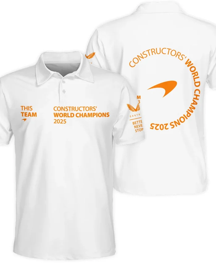 McLaren F1 Team 2025 Constructors' Champions Polo Shirt BLMCL51025A4PL