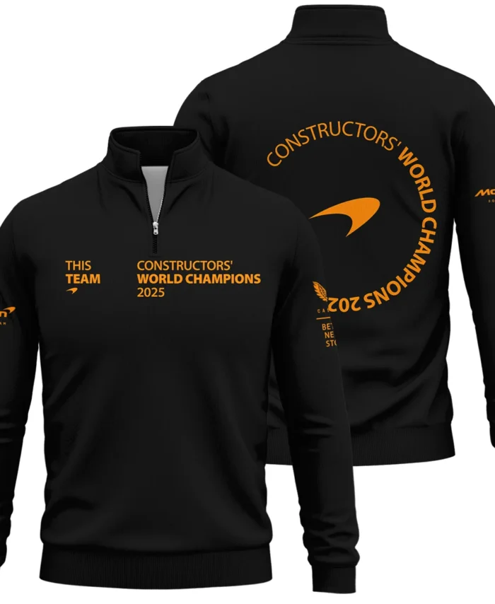 McLaren F1 Team 2025 Constructors' Champions Quarter-Zip Sweatshirt BLMCL51025A3QZS