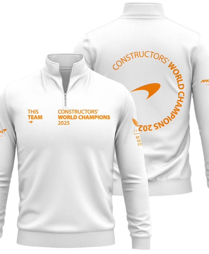 McLaren F1 Team 2025 Constructors' Champions Quarter-Zip Sweatshirt BLMCL51025A4QZS