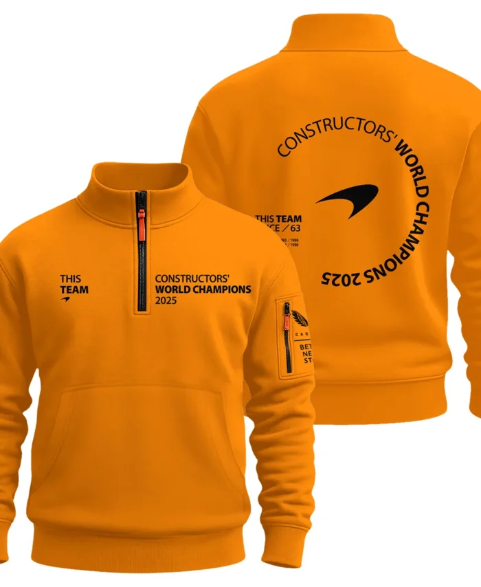 McLaren F1 Team 2025 Constructors' Champions Sweatshirt Zipper BLMCL51025A2SHZ