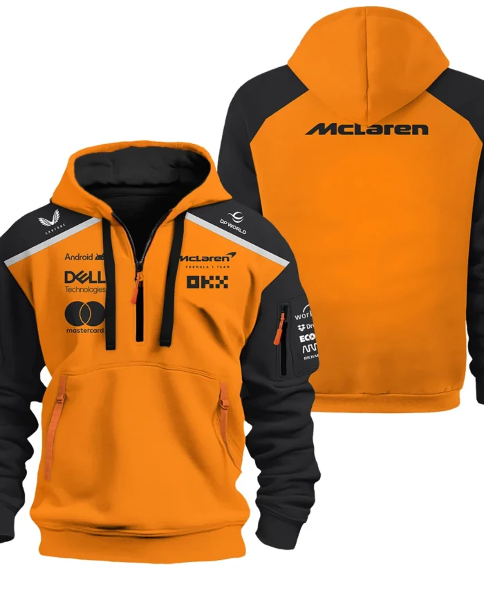 McLaren Formula One Exclusive Logo Hoodie Half Zipper BLF1290325A5MCLHDF