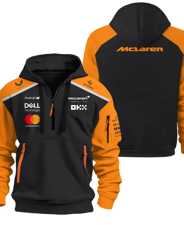 McLaren Formula One Exclusive Logo Hoodie Half Zipper BLF1290325A6MCLHDF