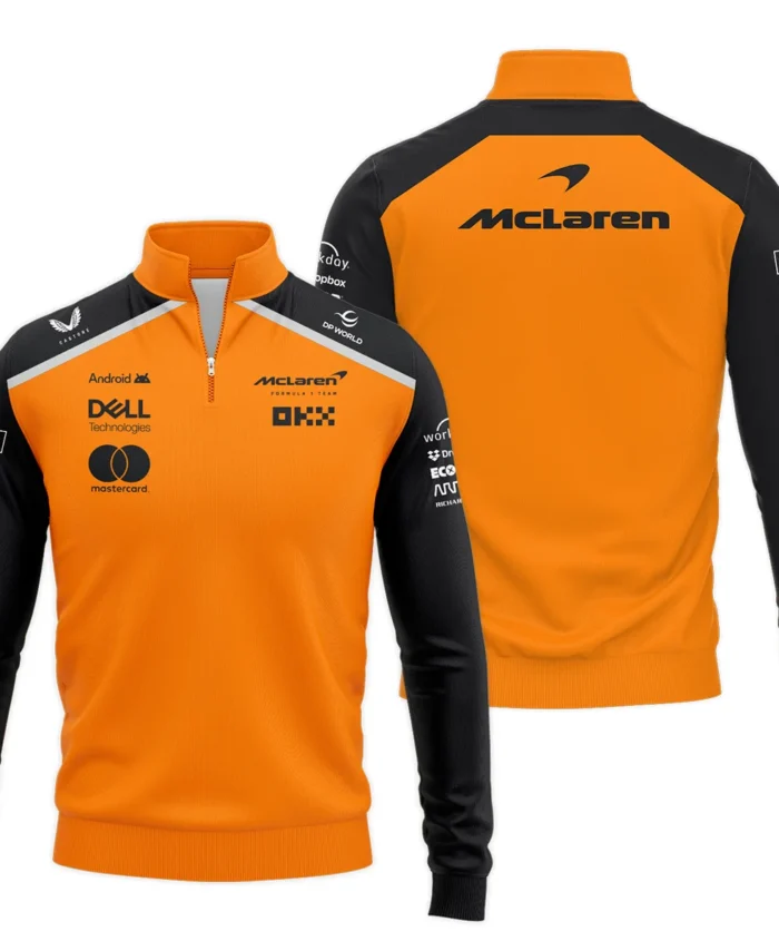 McLaren Formula One Exclusive Logo Quarter-Zip Sweatshirt BLF1290325A5MCLQZS