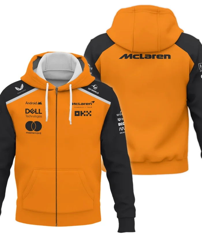 McLaren Formula One Exclusive Logo Zipper Hoodie BLF1290325A5MCLZHD
