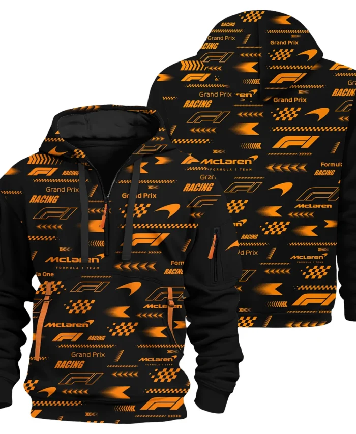 McLaren Pattern F1 Racing - Hoodie Half Zip BLMCL191025A2HDF