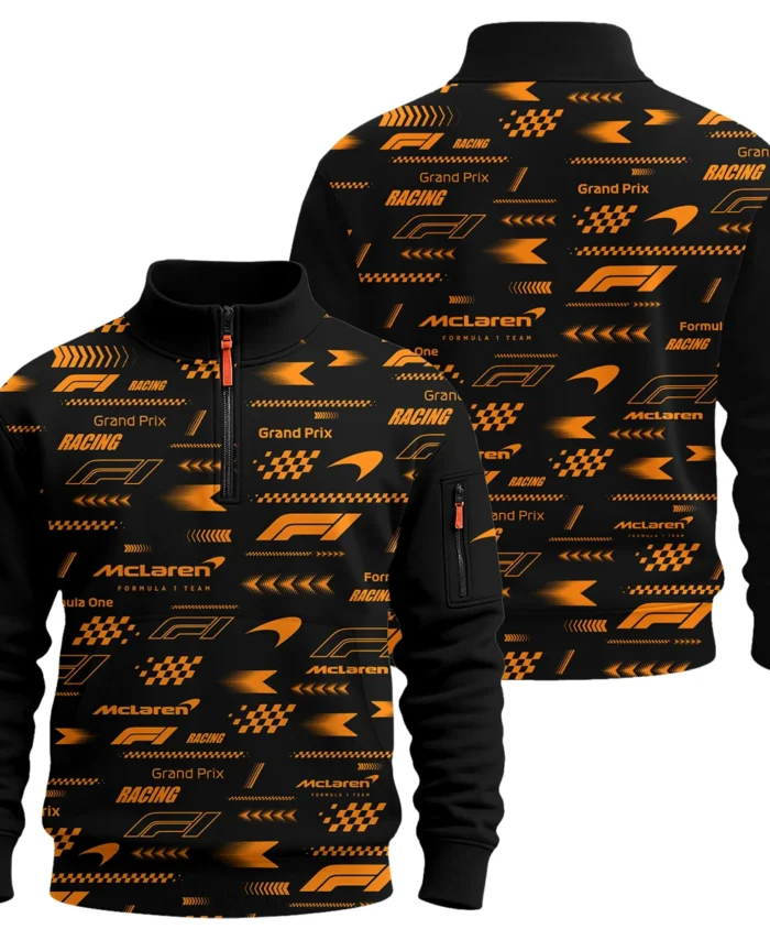 McLaren Pattern F1 Racing - Sweatshirt Zipper BLMCL191025A2SHZ