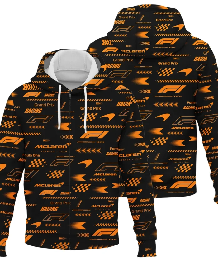 McLaren Pattern F1 Racing - Zipper Hoodie BLMCL191025A2ZHD