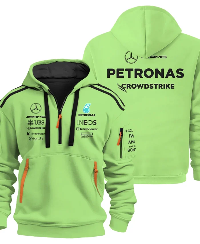Mercedes-AMG Petronas F1 Exclusive Logo Hoodie Half Zip BLMER6525A43HZ