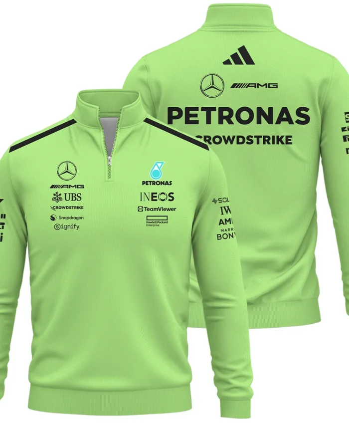 Mercedes-AMG Petronas F1 Quarter-Zip Sweatshirt All Over Prints BLMER6525A4QTZ