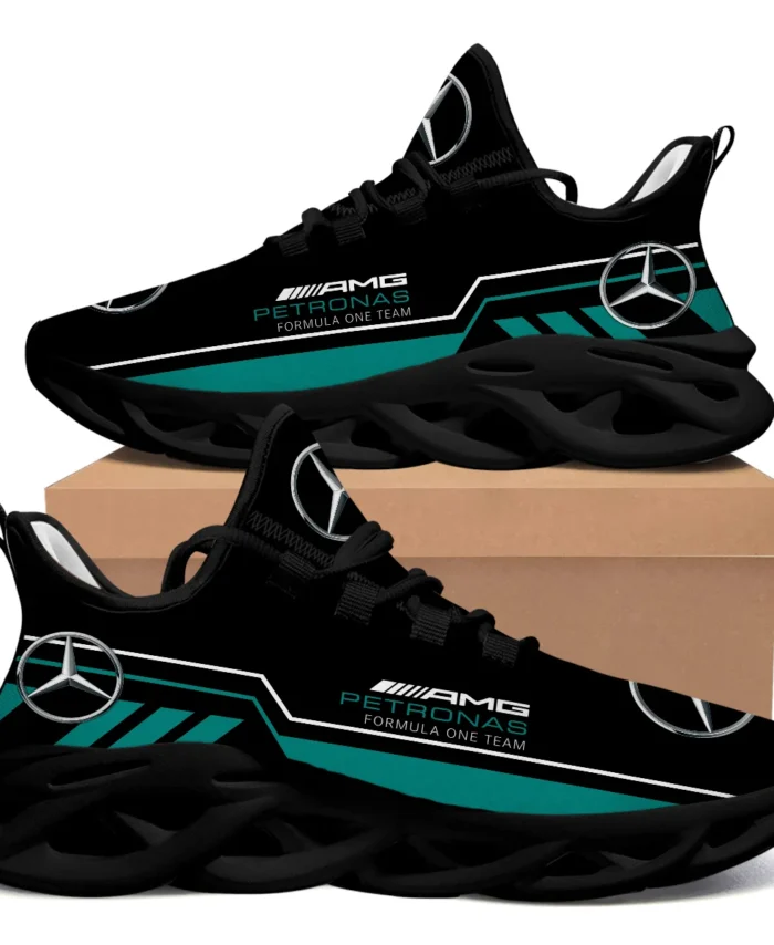 Mercedes F1 Max Soul Shoes All Over Print BLMER14525A4BL