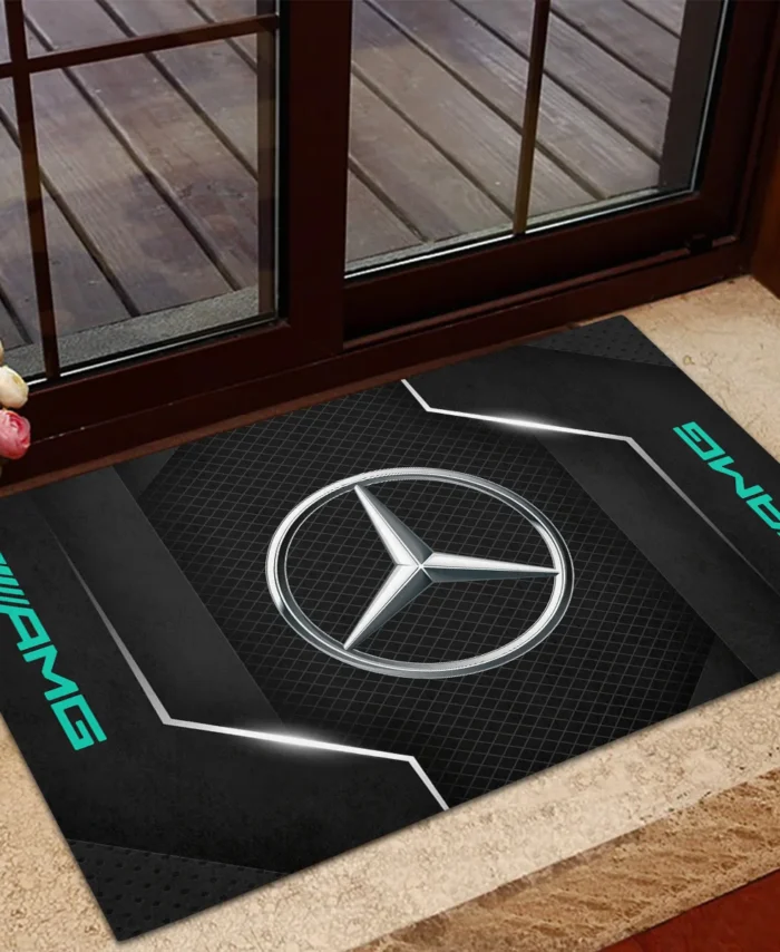 Mercedes F1 Rubber Base Doormat - All Over Print BLF1139A7MER
