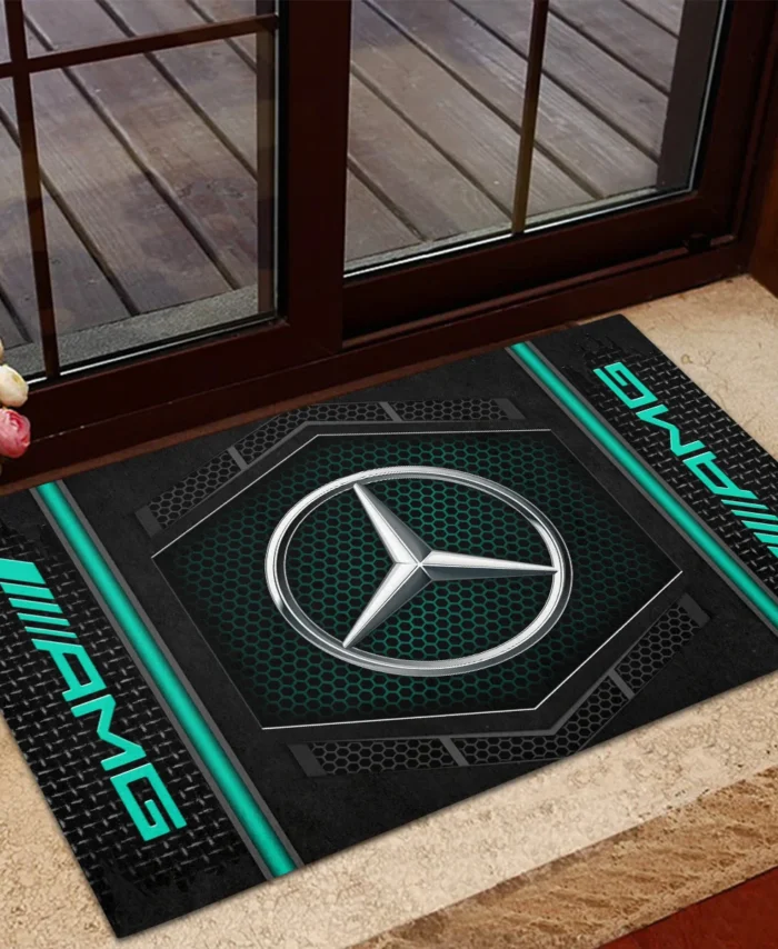 Mercedes F1 Rubber Base Doormat - All Over Print BLF1139A8MER