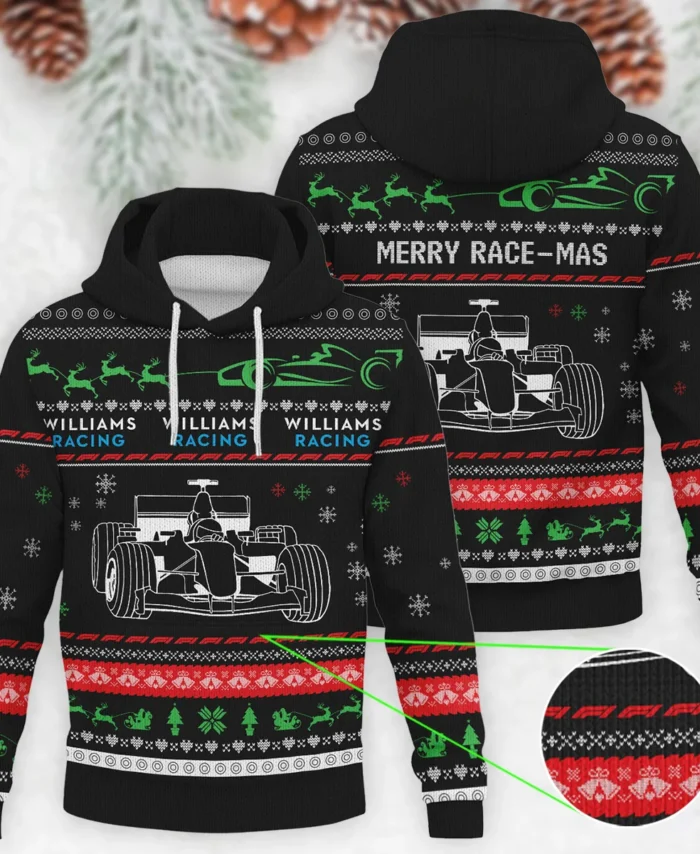Merry Race-Mas Williams Formula 1 - Knitted Hoodie BLVAF12209250A11WIL