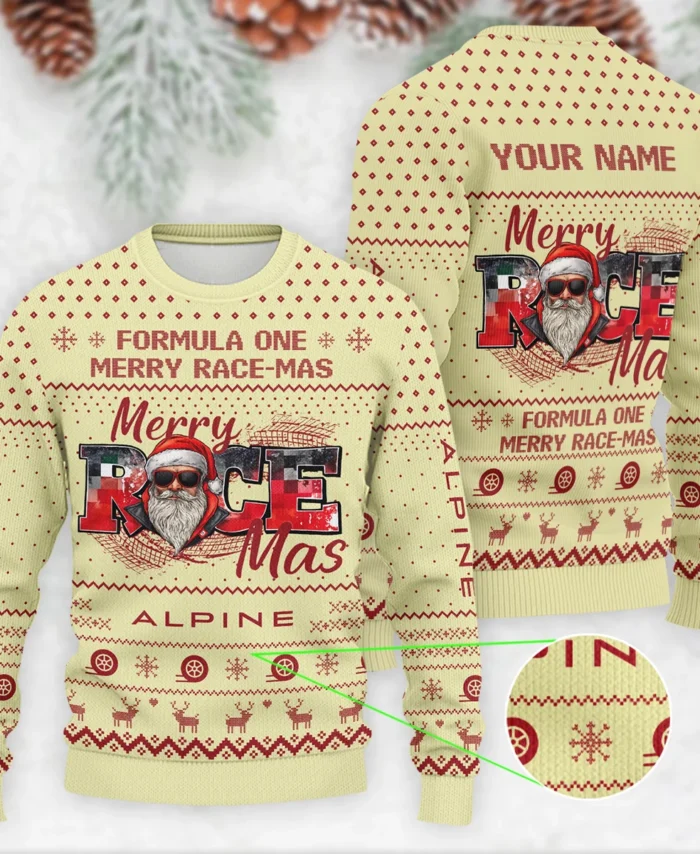 Merry RaceMas Alpine Formula 1 - Ugly Sweater BLVAF1220925A20ALP