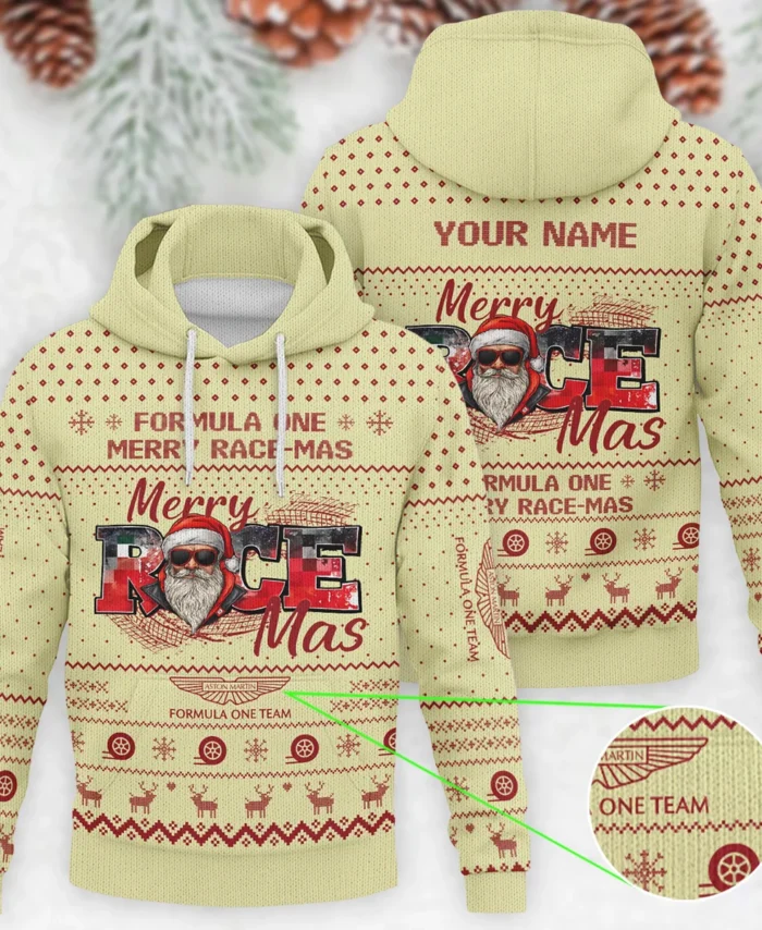 Merry RaceMas Aston Martin Formula 1 - Knitted Hoodie BLVAF12209250A20AM