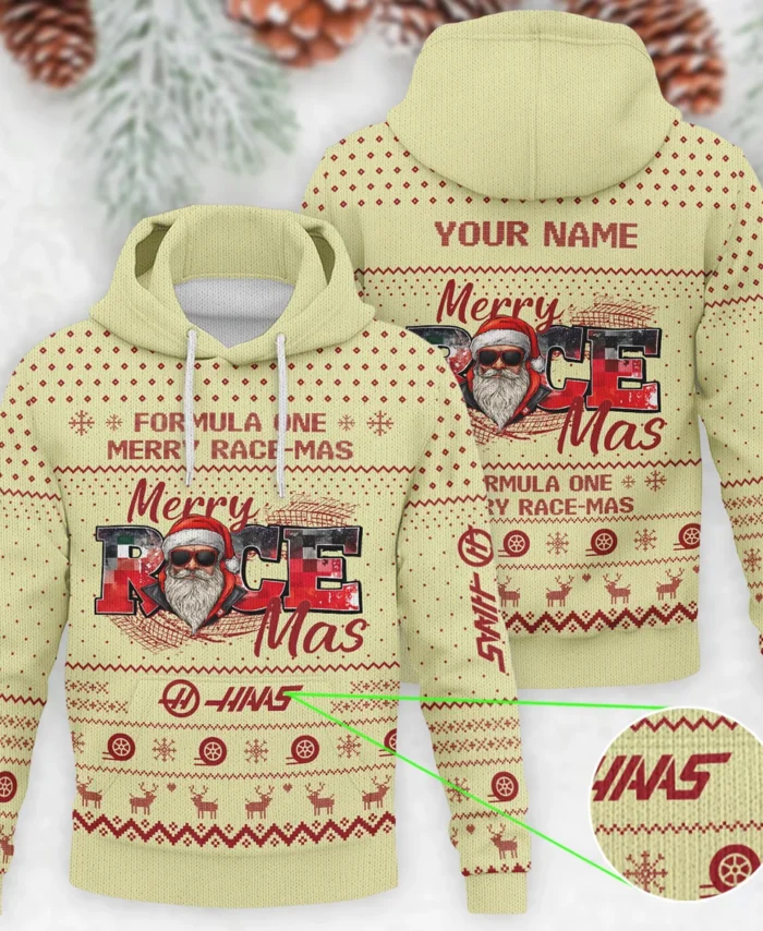 Merry RaceMas Haas Formula 1 - Knitted Hoodie BLVAF12209250A20HAAS