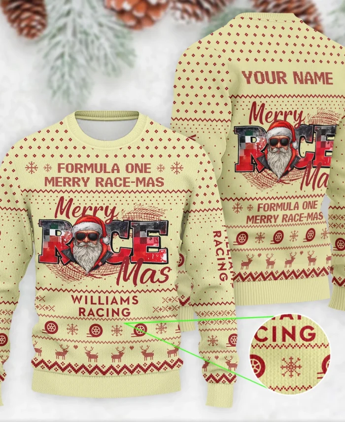 Merry RaceMas Williams Formula 1 - Ugly Sweater BLVAF1220925A20WIL